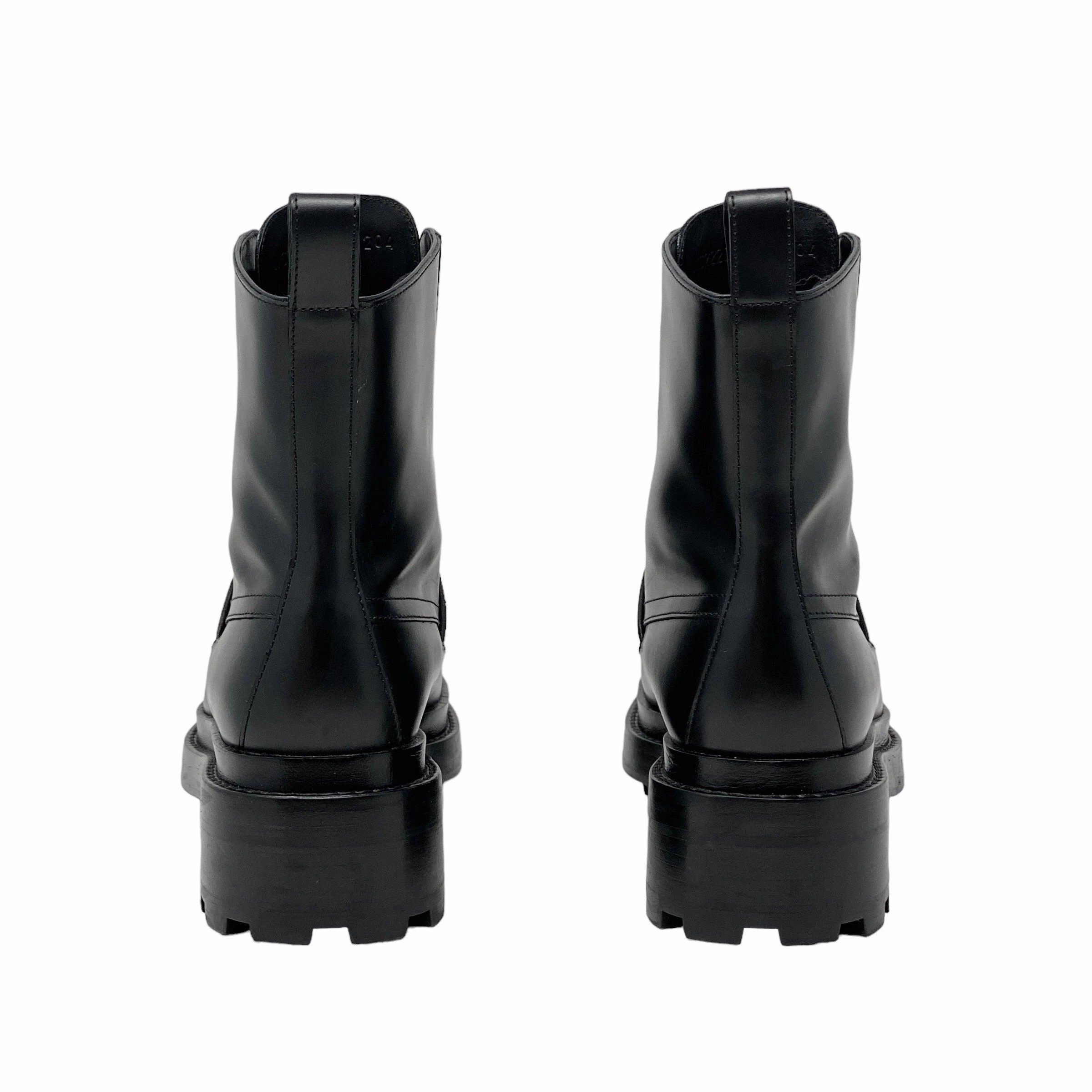 Thick Sole Ankle Boots Hermes Noir Funk Ankle Boots 35