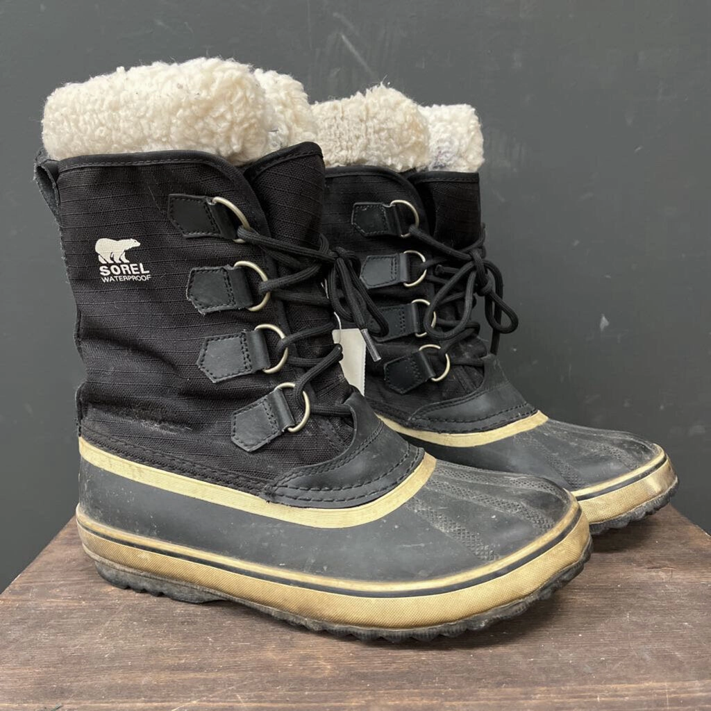 Sorel - Women's Winter Boots - MSRP $120: Black-women-W8 Michelin Waterproof