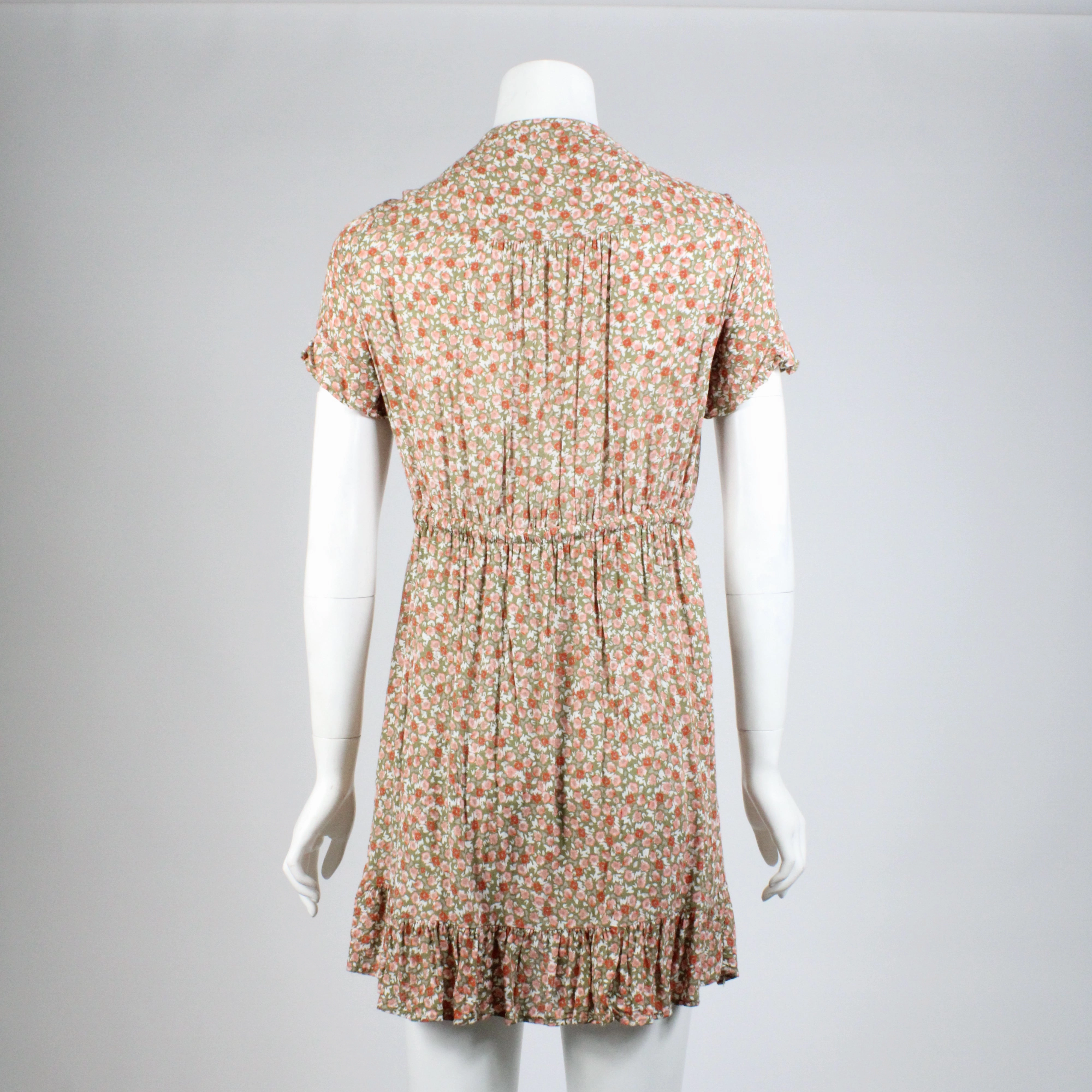 Sportsgirl Floral Mini Dress Puff Sleeve Off Shoulder Mini Dress