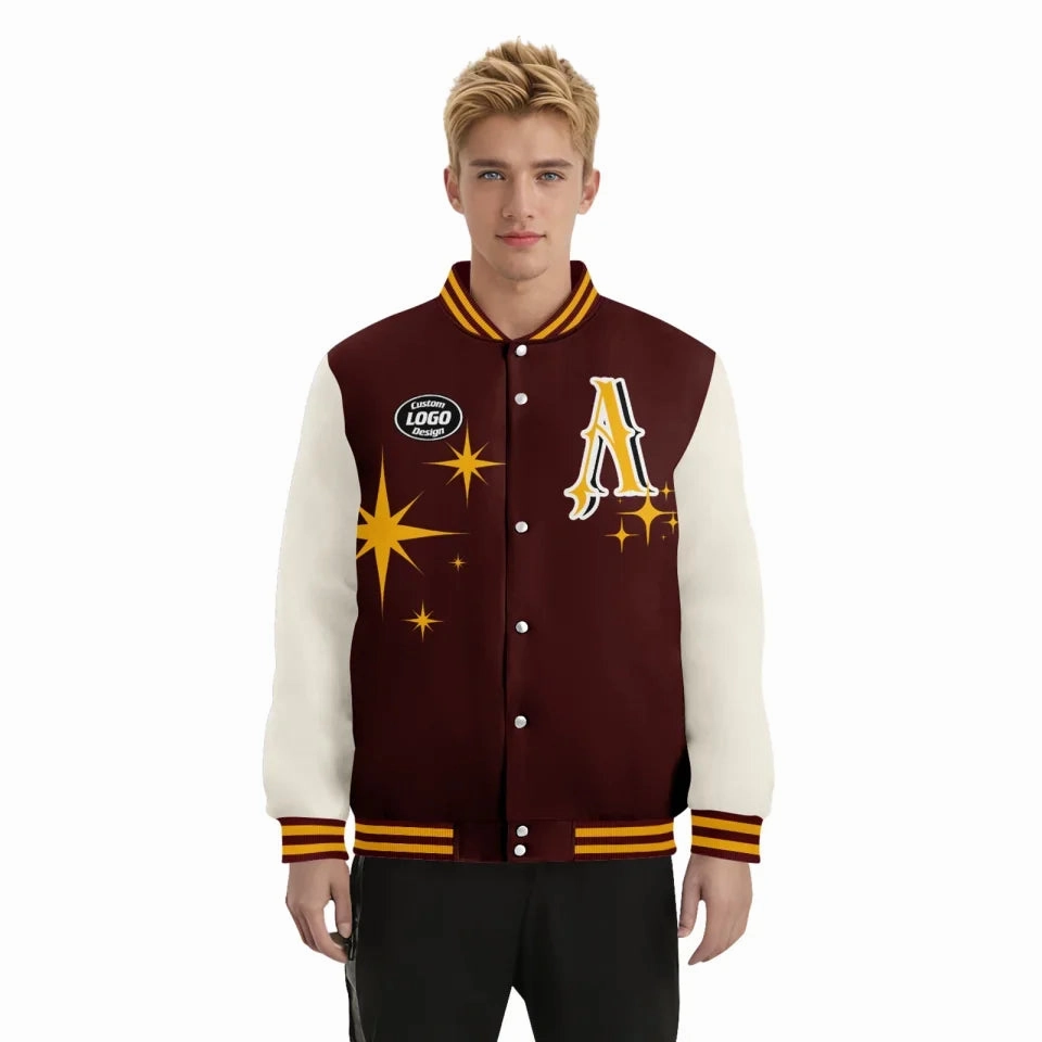 Personalized Stylish Jackets, Custom Varsity Jacket with Letter,  Men Baseball Jacket Lightweight Summer Jackets
