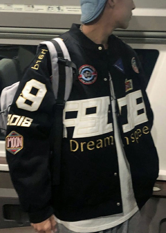 Indian Winter C Spring Coats Cotton Black Unique Men TC006 Embroideried Patchwork