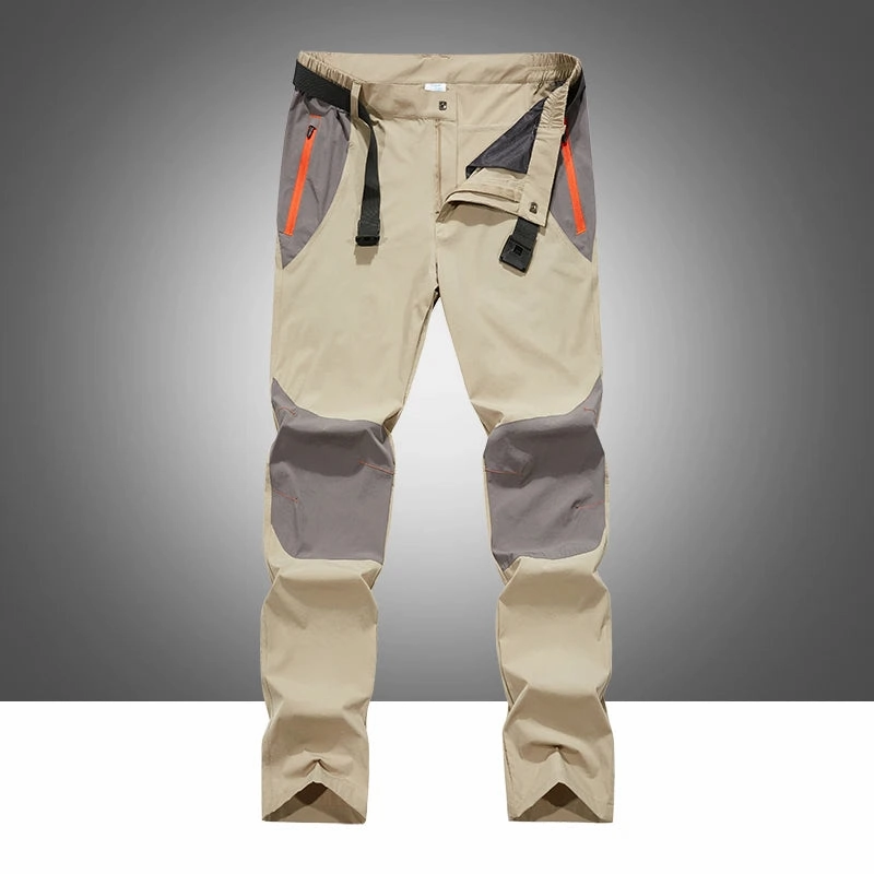 Spring Summer Men Outdoor Trousers Fashion Sport Pants Quick Drying Casual Hiking Mountain Climbing Waterproof Cargo Pants Men Denim Cargo Pants Outfit Ideas