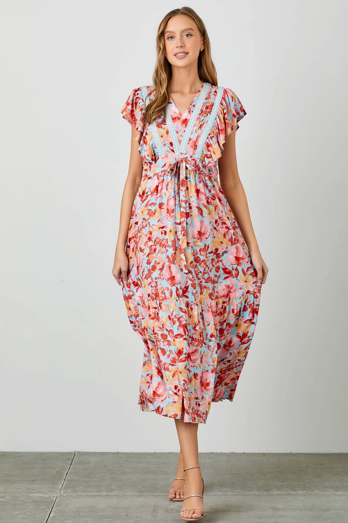 Wren Midi Dress Jenny Floral Midi Dress