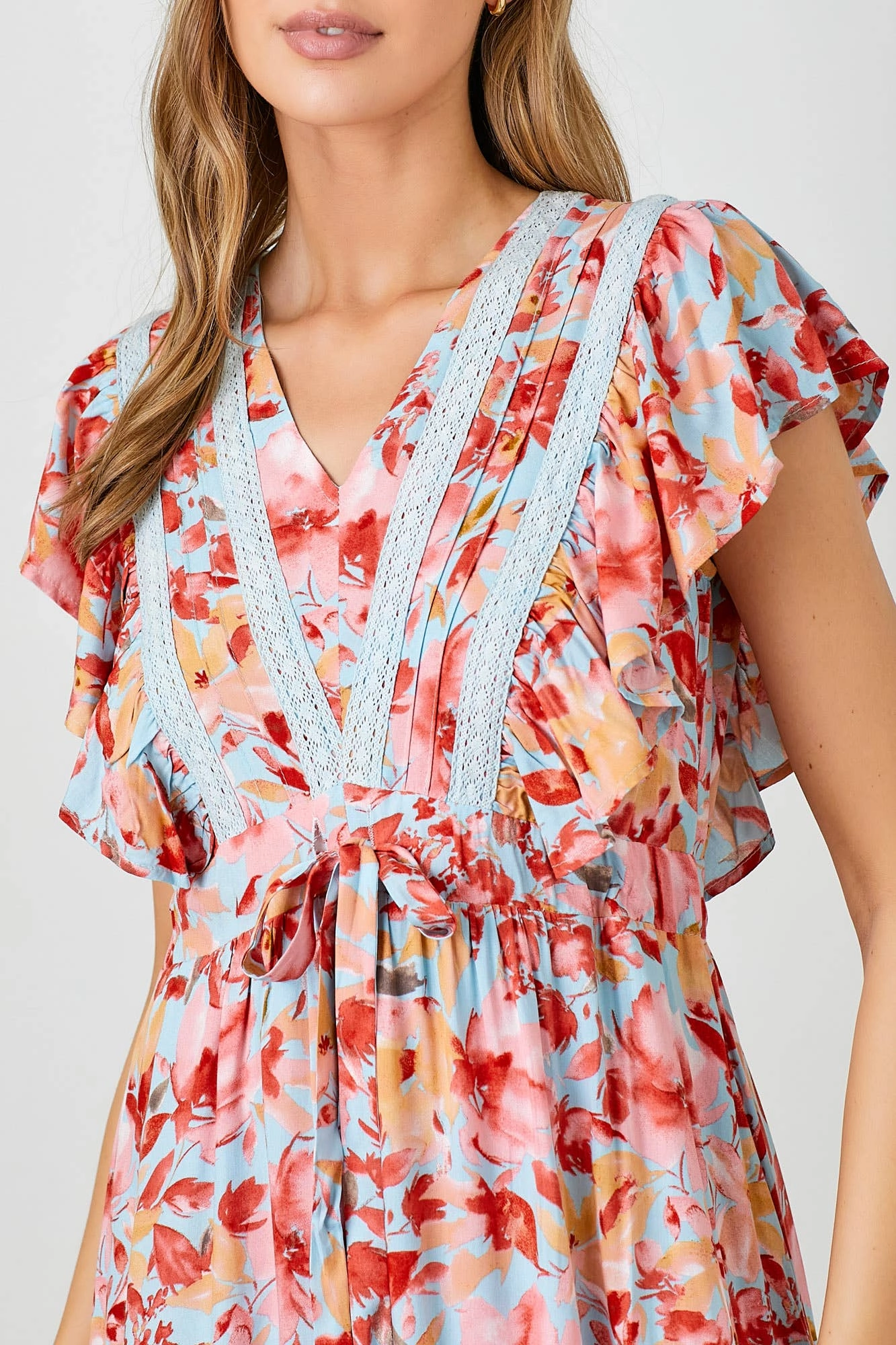 Jenny Floral Midi Dress Arabesque Floral Midi Dress