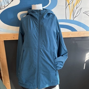 Winter Jackets Deals Kirkland- Women's Fleece Lined Shell Jacket- MSRP $ : Teal -women-LG