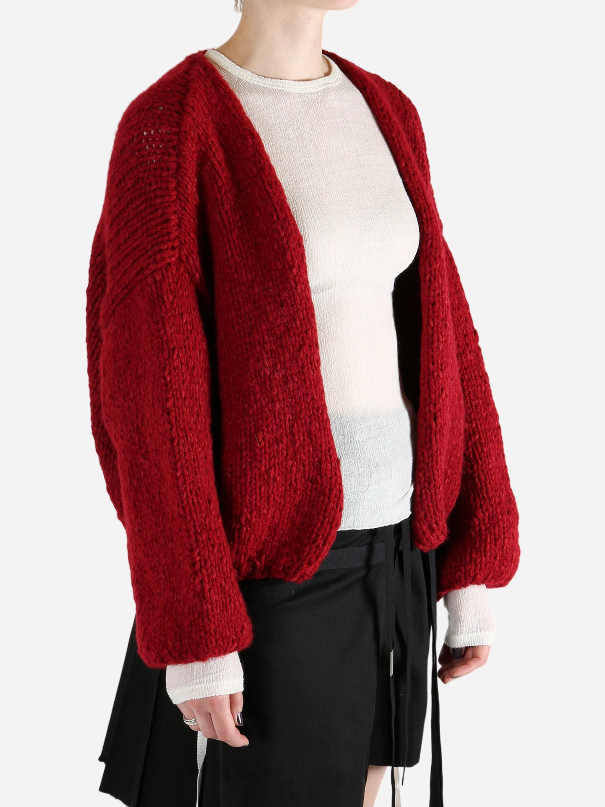 CASEY CASEY - Women Softy Marled Short Cardigan Kooi Knitwear