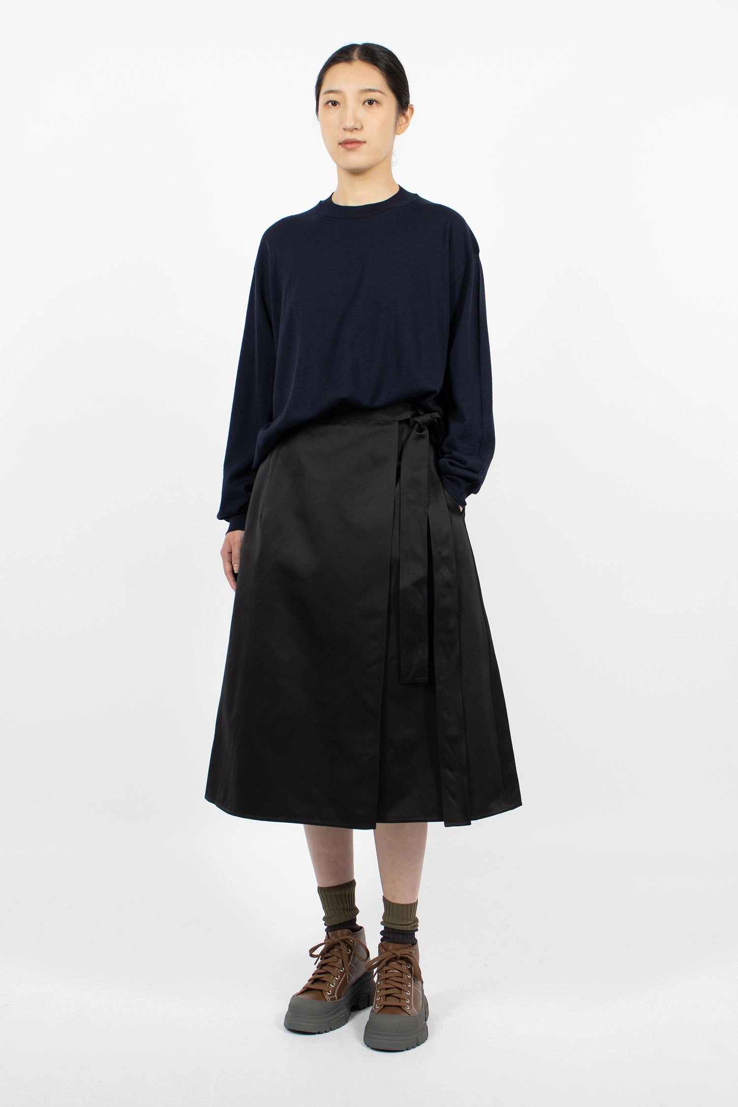 Stieglitz Wrap Skirt Black