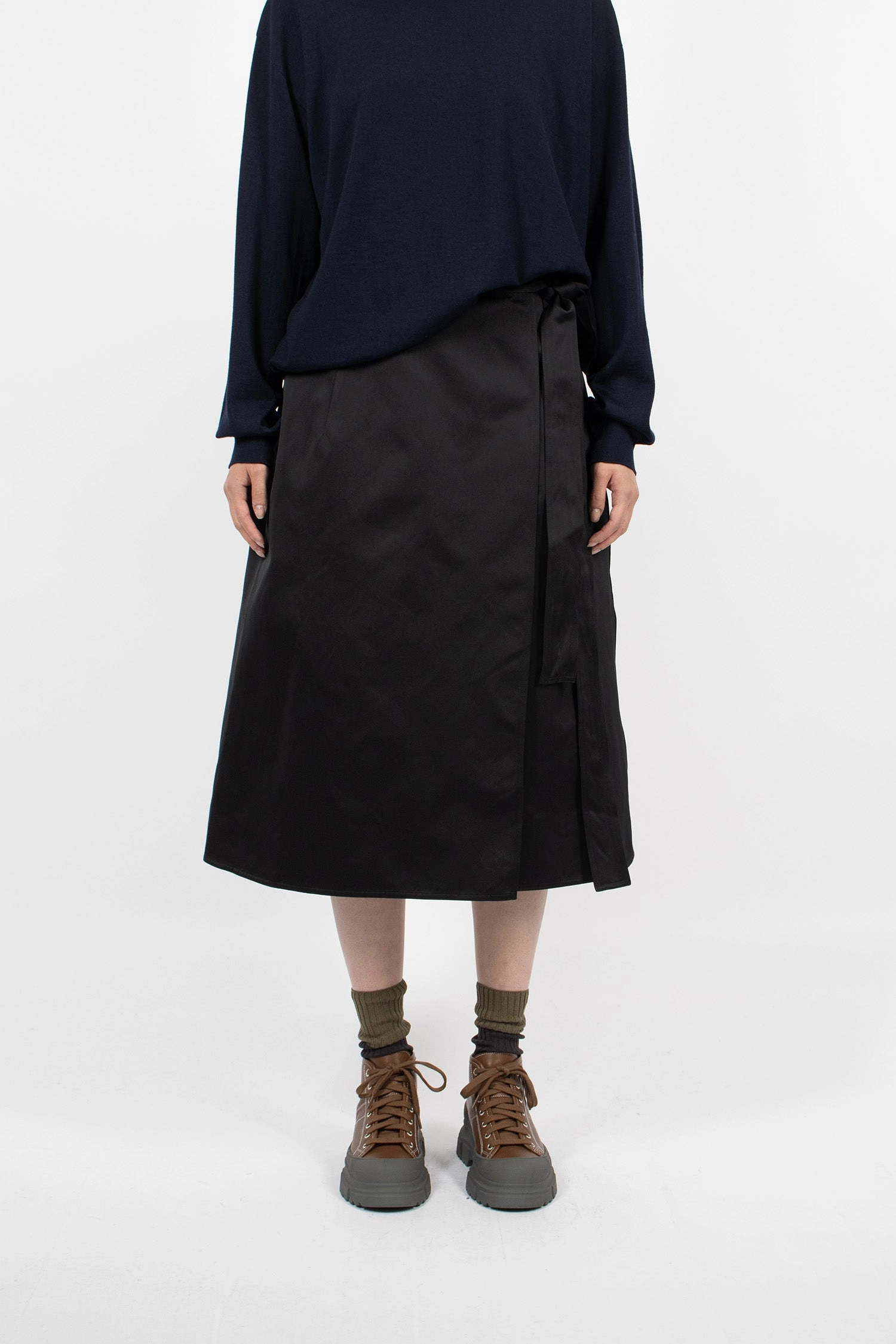 Stieglitz Wrap Skirt Black