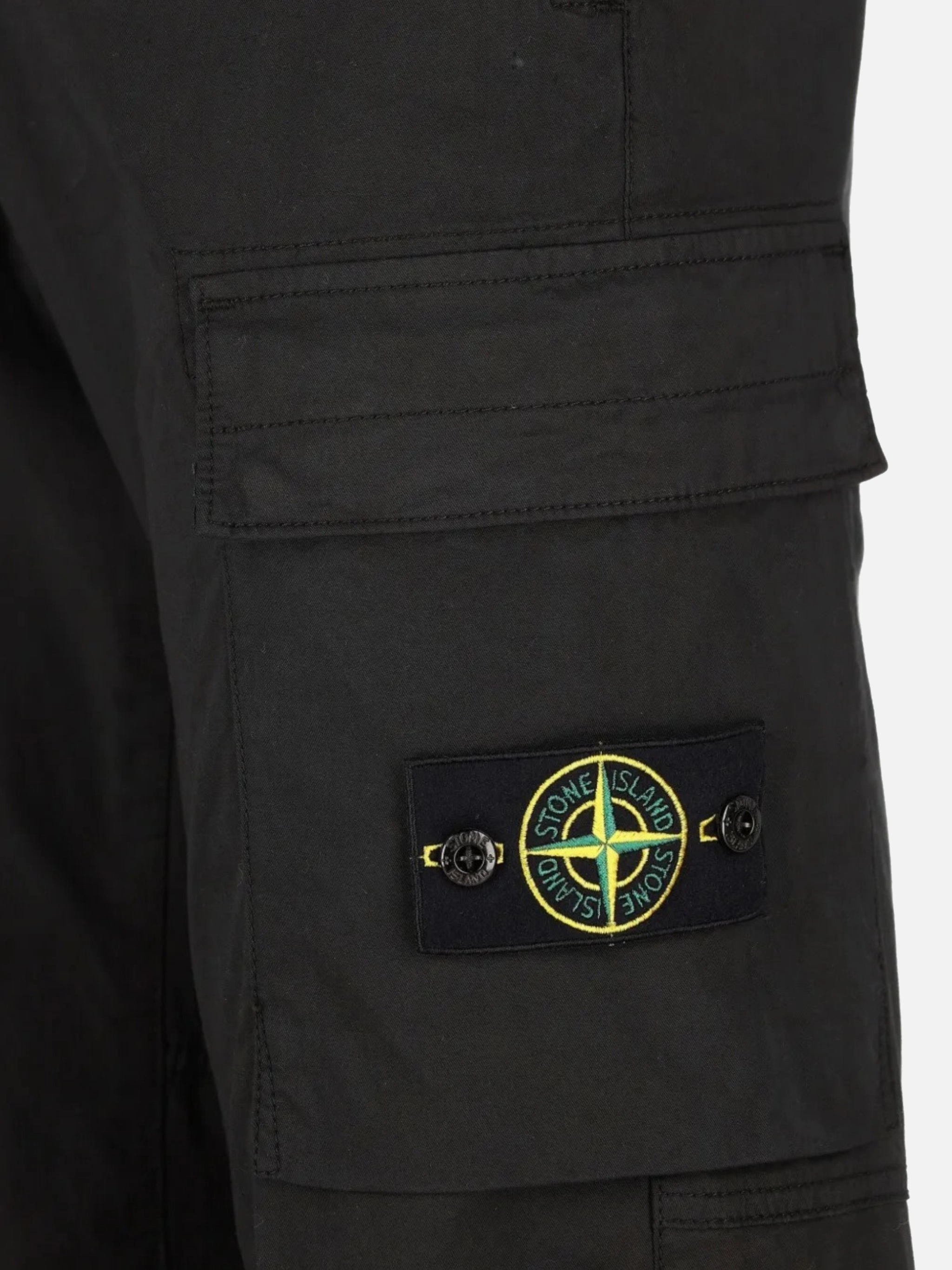 Fresh Cargo Pants STONE ISLAND - Men Casual Cargo Pocket Trousers