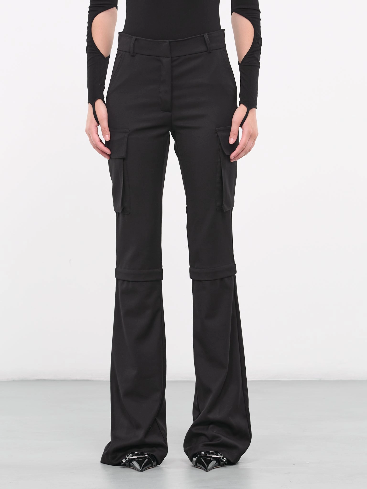 Wide Cargo Pants Uniqlo Convertible Cargo Trousers (PA023434730473-BLACK)