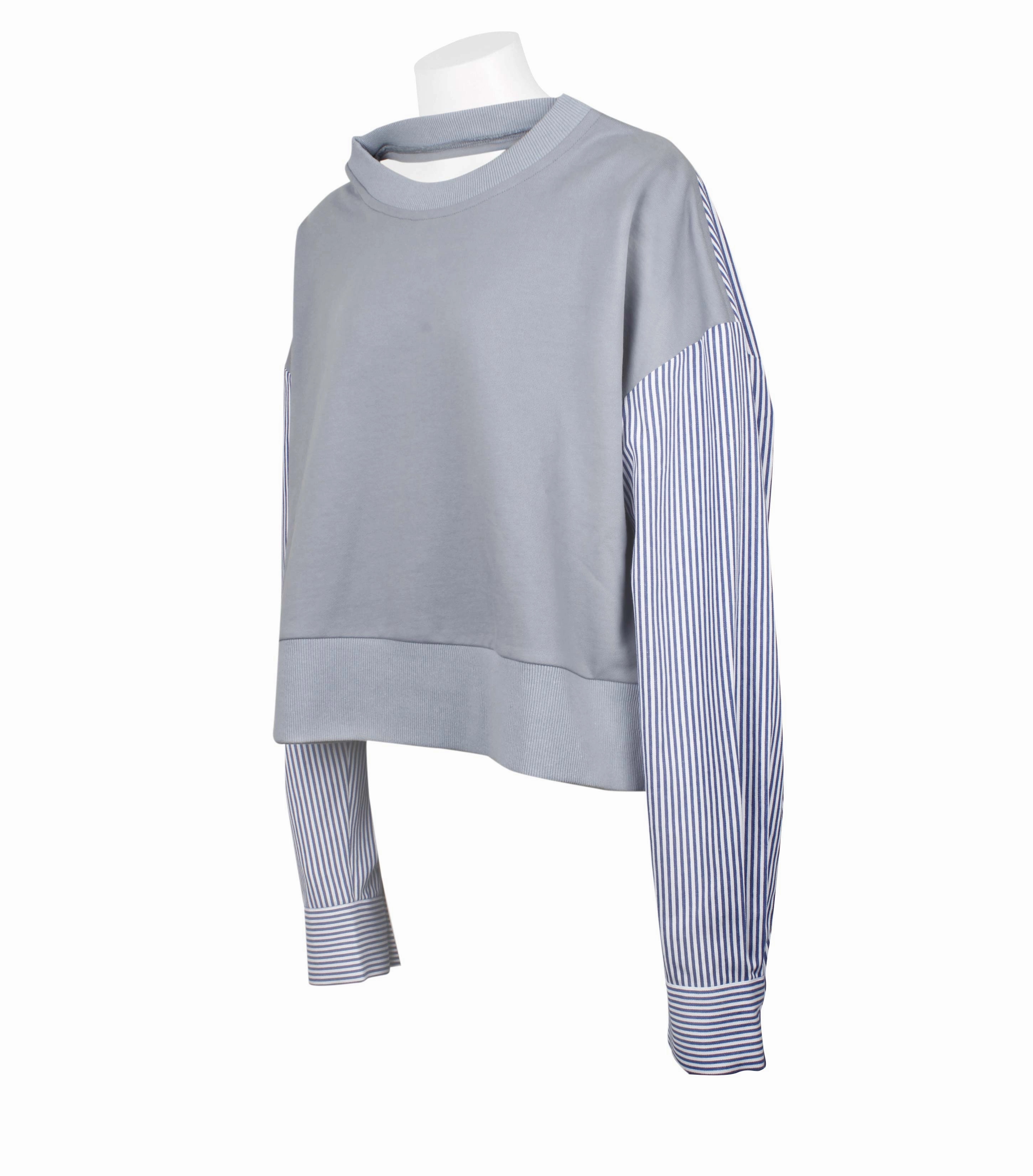 Swig Sweatshirts Striped Long Shirt