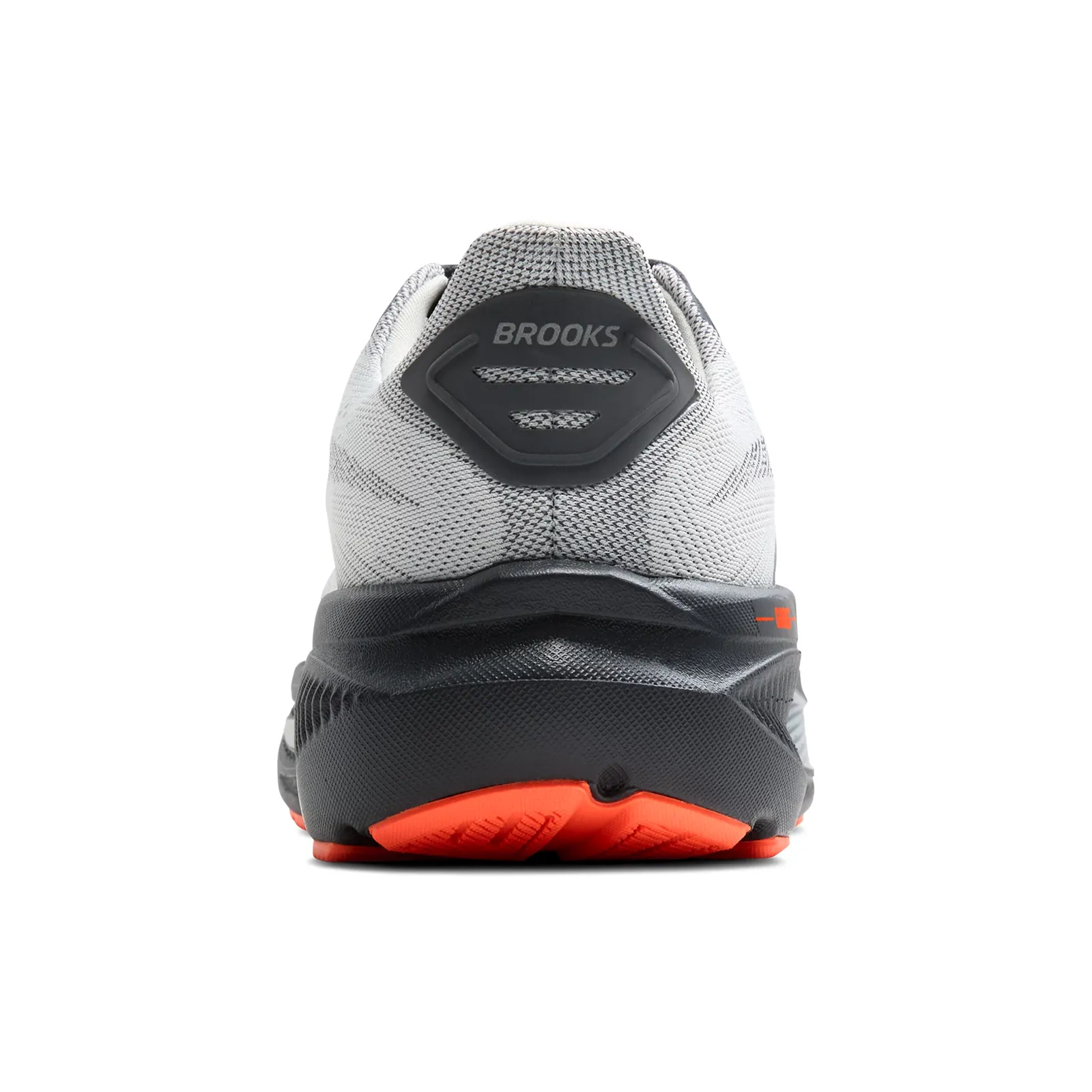 Brooks Ghost 17 Running Shoe (Men) - Oyster Mushroom/Orange/Ebony
