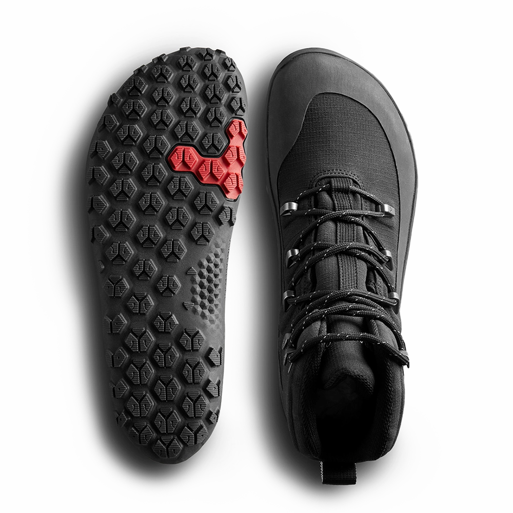 Ahnu Hiking Boots Vivobarefoot Tracker Textile AT Womens Obsidian