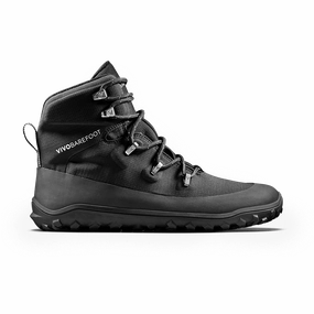 Best Support Hiking Boots Vivobarefoot Tracker Textile AT Womens Obsidian