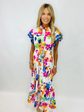 THE FIJI DRESS--SUMMER SALE Dreamer Lace Off-the-shoulder Maxi Dress