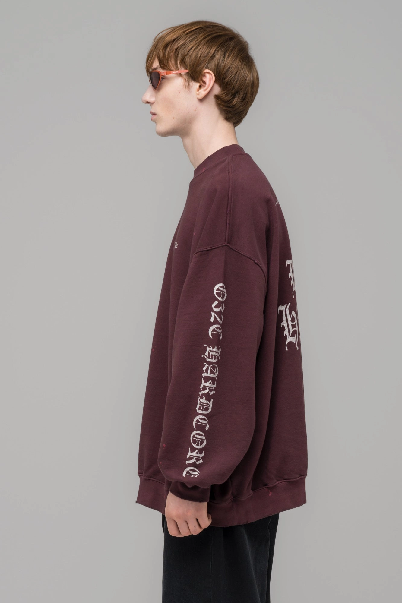 Best Heavyweight Sweatshirts "HARDCORE SINCE 2001" OVERSIZED CREWNECK