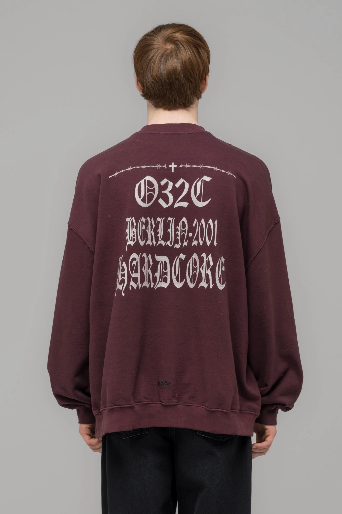 "HARDCORE SINCE 2001" OVERSIZED CREWNECK Sendr Sweatshirts
