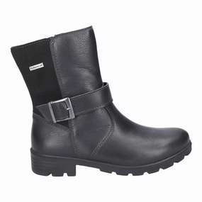 Ricosta Kids Boots | Ranka | Black Leather/Suede Mixed Hide Boots Osrs