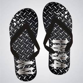 Delta Upsilon Diamond Plate Flip-Flops - SBL100 - SUB Cute Bow Flip Flops