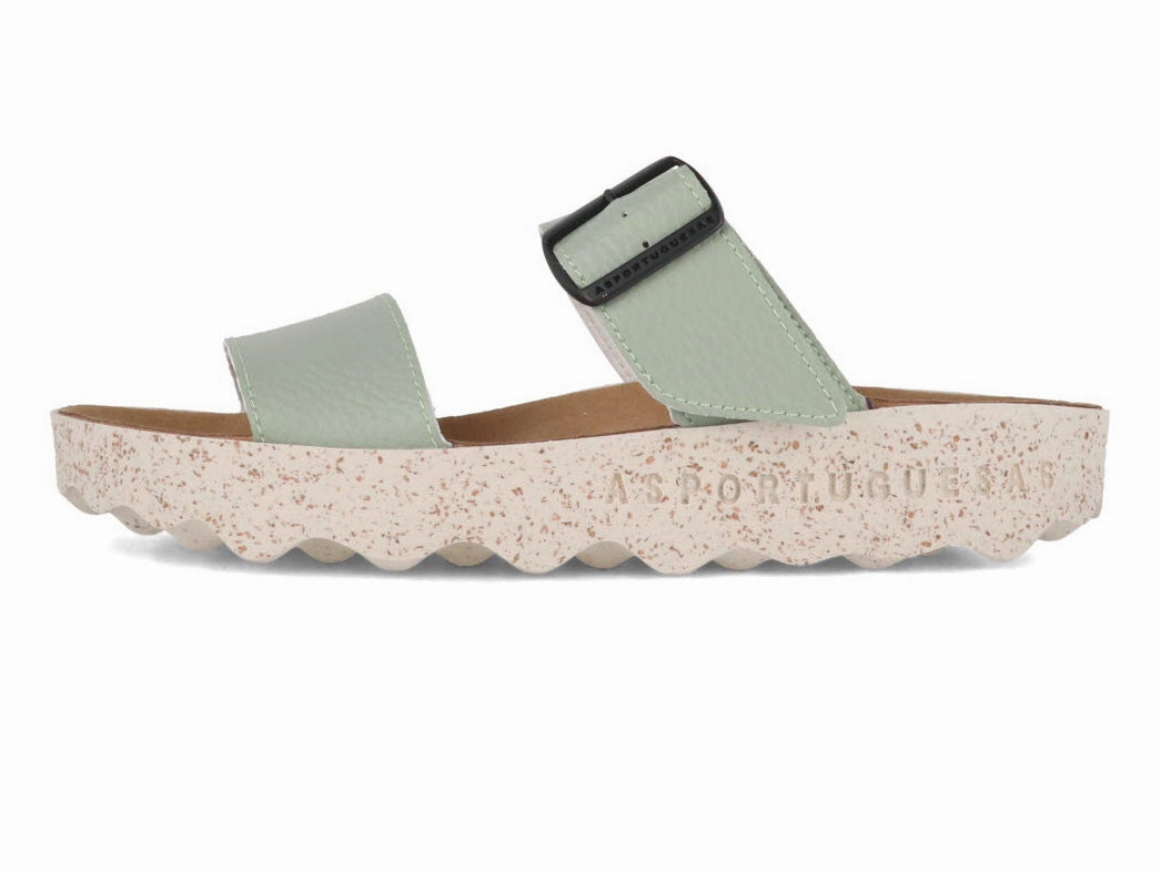 Sandals South Rooms ASPORTUGUESAS Women Sandals 'City Line Coly', green
