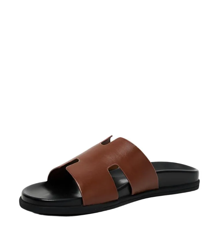 TRANSPHER DARK BROWN ARABIC SANDALS Ho Chi Minh Sandals Vietnam