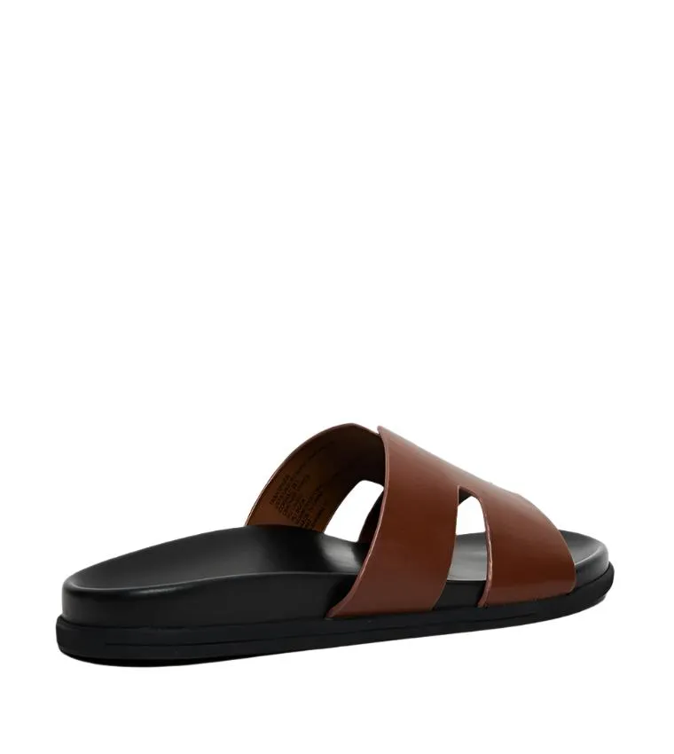 TRANSPHER DARK BROWN ARABIC SANDALS Comfy Walking Sandals