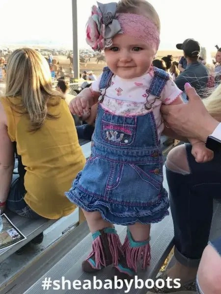 Cheap Winter Boots Stylish Fringe Pink Baby Leather Boots - Soft Sole Infant First Steps Footwear