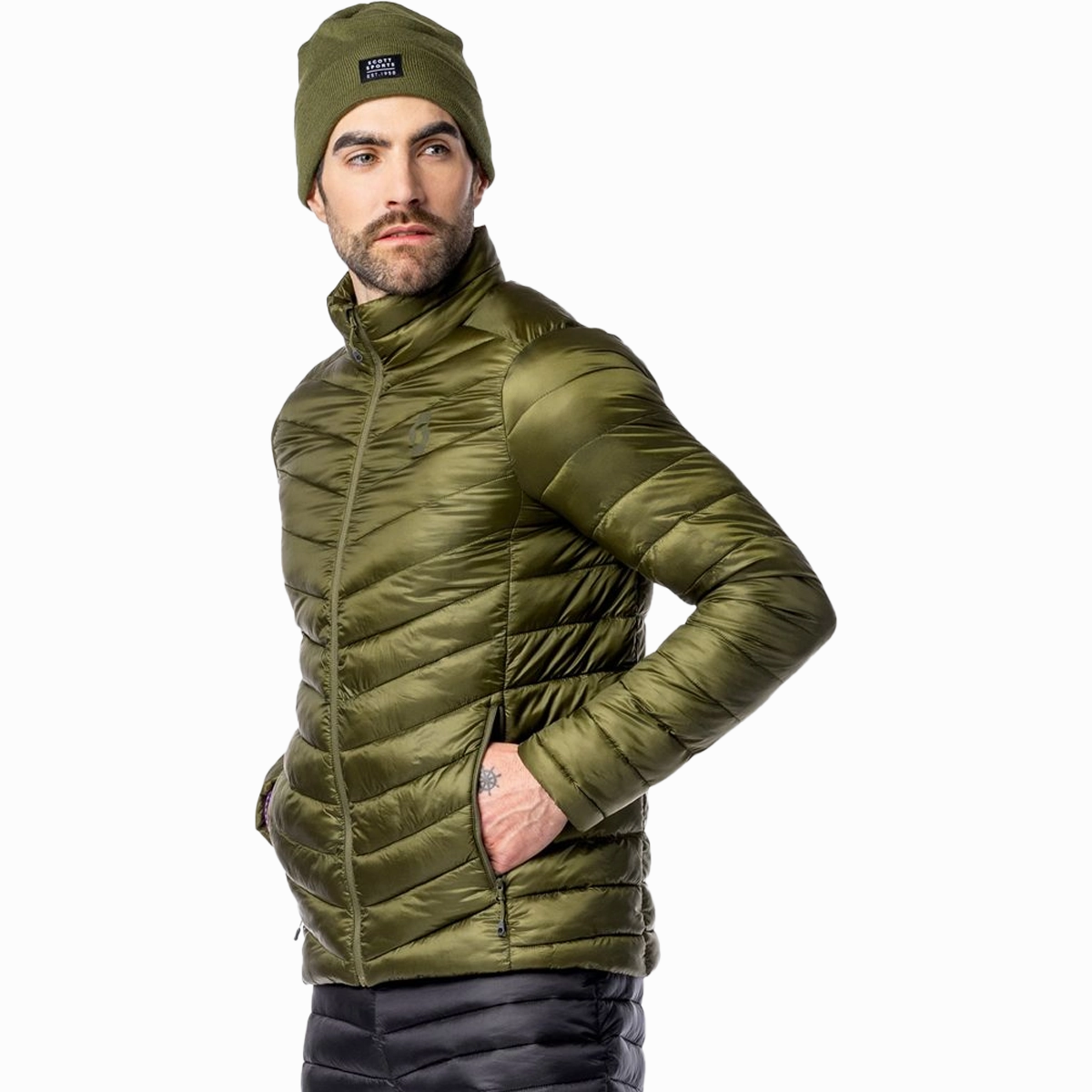 Leather Jackets With Buttons Men's Insuloft Tech Primaloft Jackets