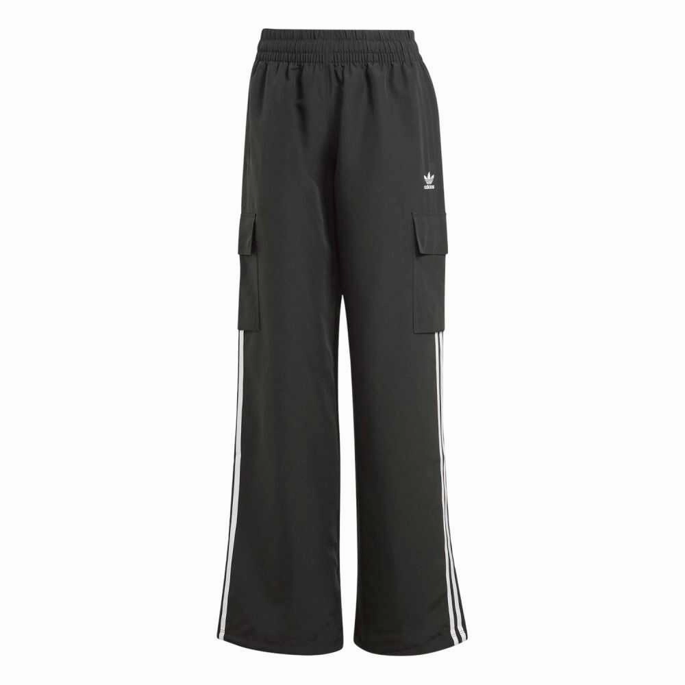 Adidas 3 Stripes Baggy Cargo Women's Track Pants Black jf1292-black Costco Convertible Cargo Pants