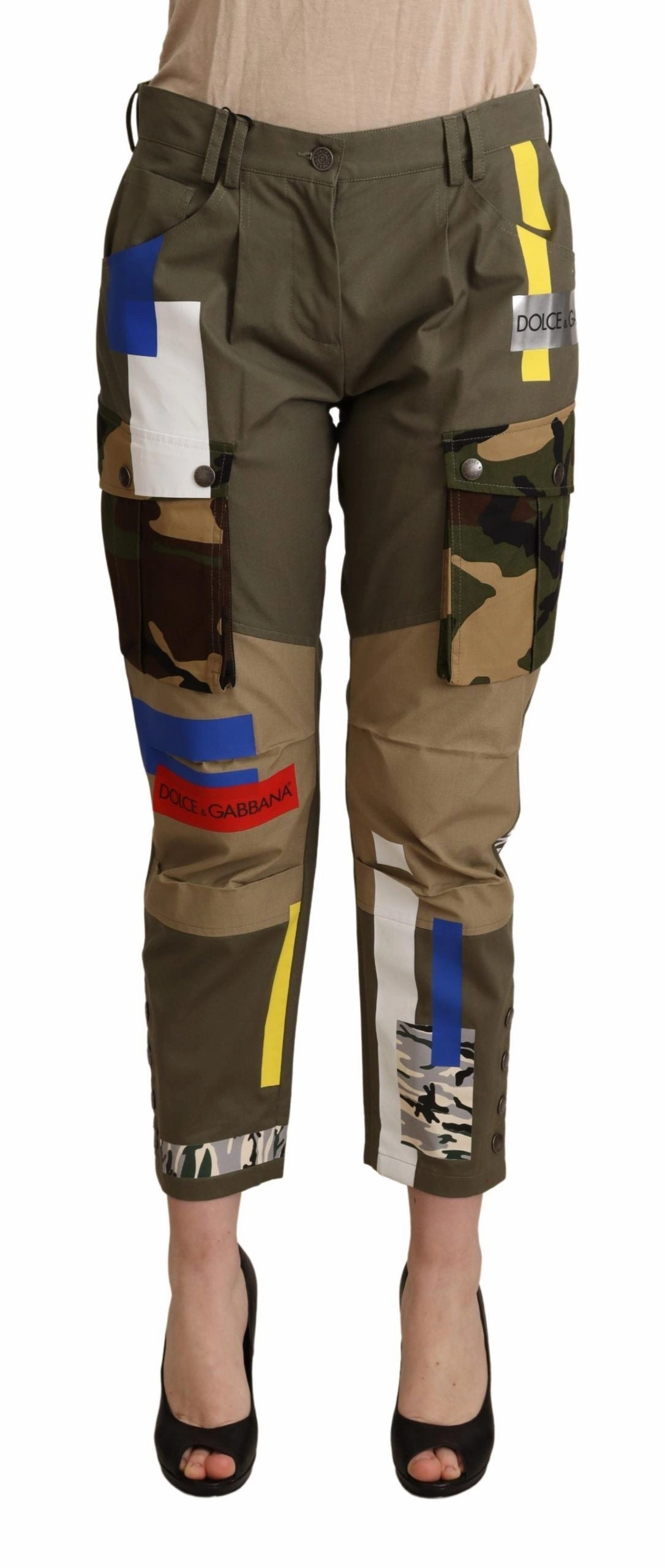 Green Military Cargo Trouser Cotton Pants Artform Cargo Pants