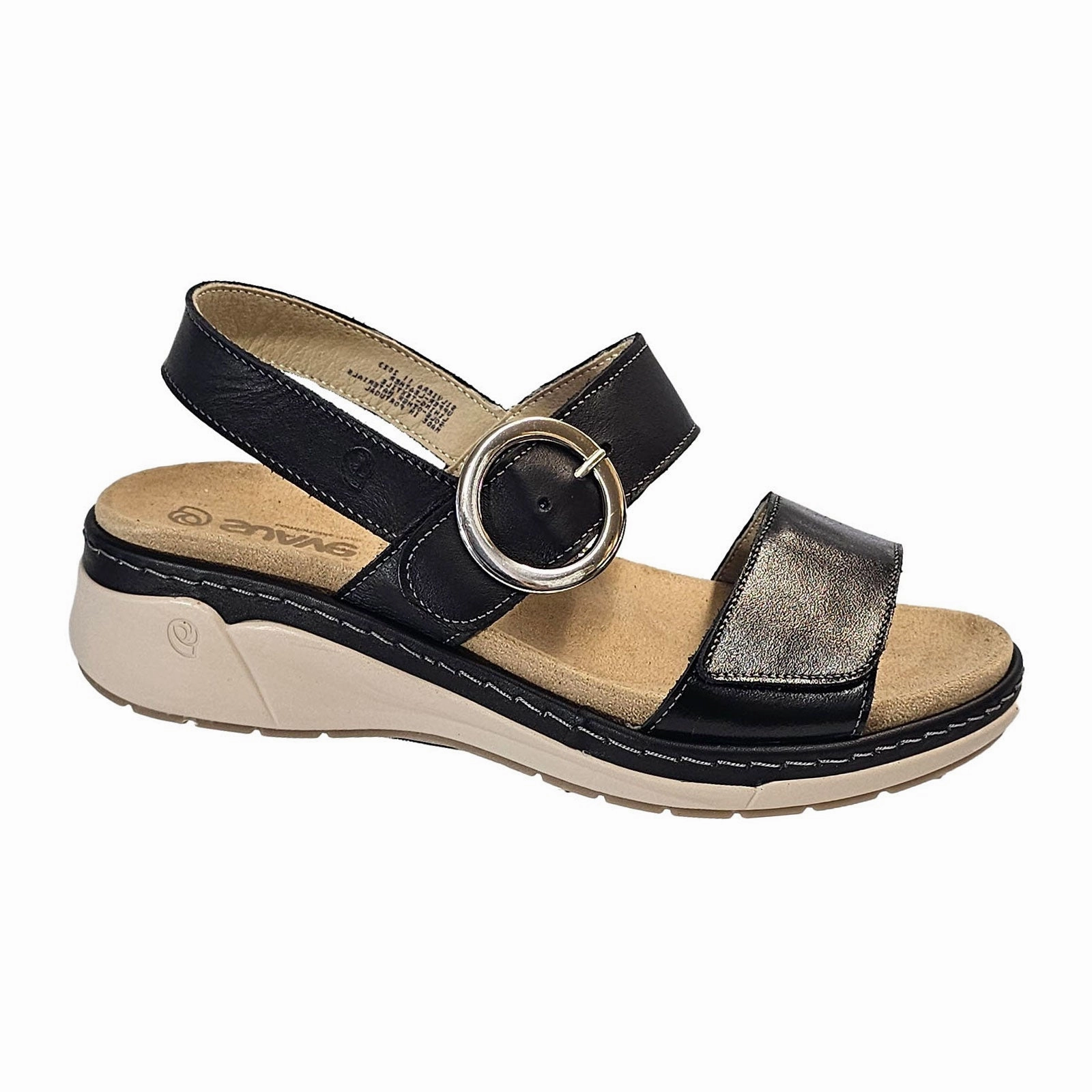 Sandals Resort Deals Suave Silveria Backstrap Sandal (Women) - Black