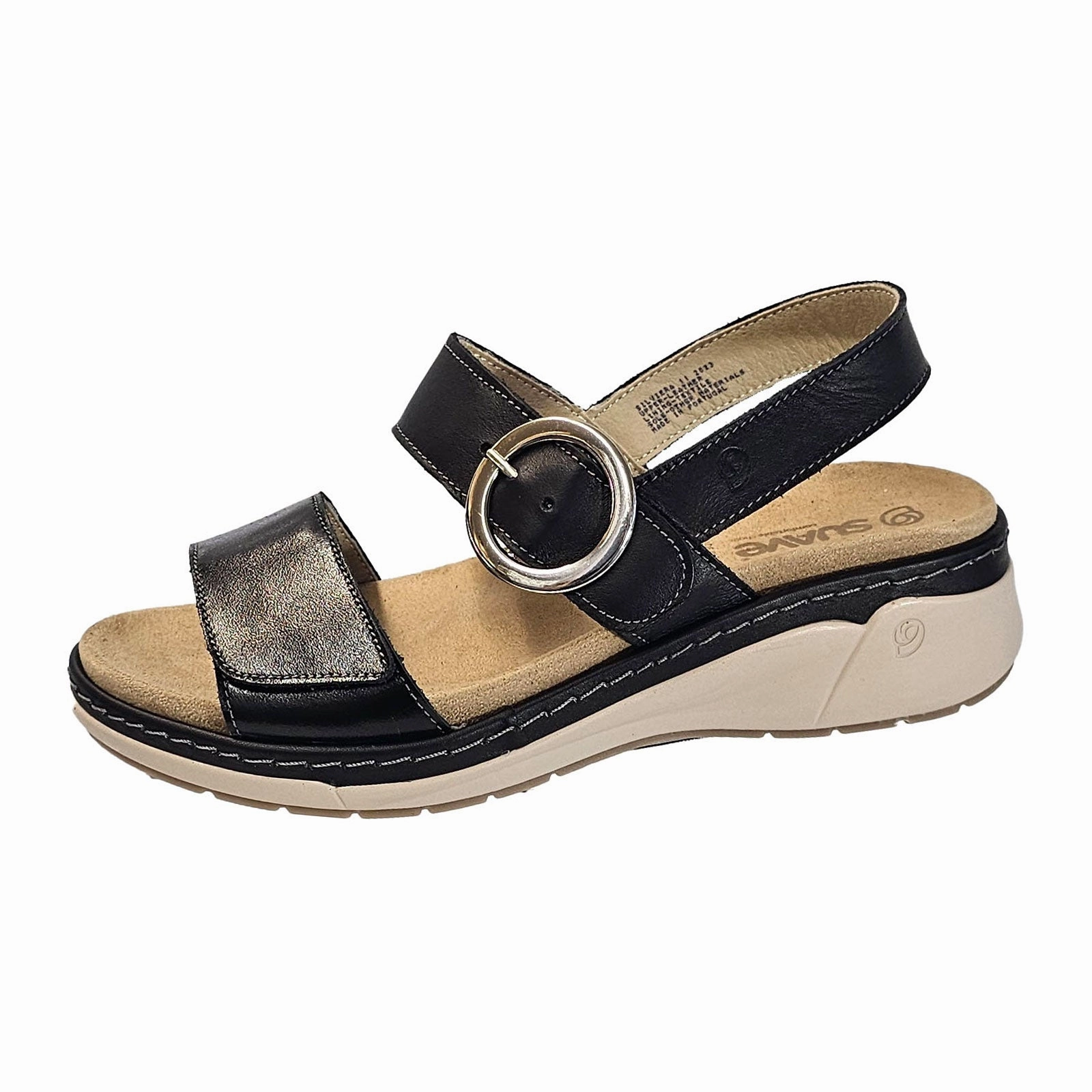 Zodiac Sandals Suave Silveria Backstrap Sandal (Women) - Black
