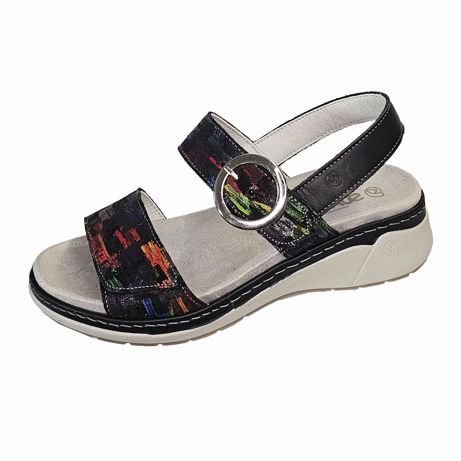Suave Silveria Backstrap Sandal (Women) - Multi White Dressy Sandals