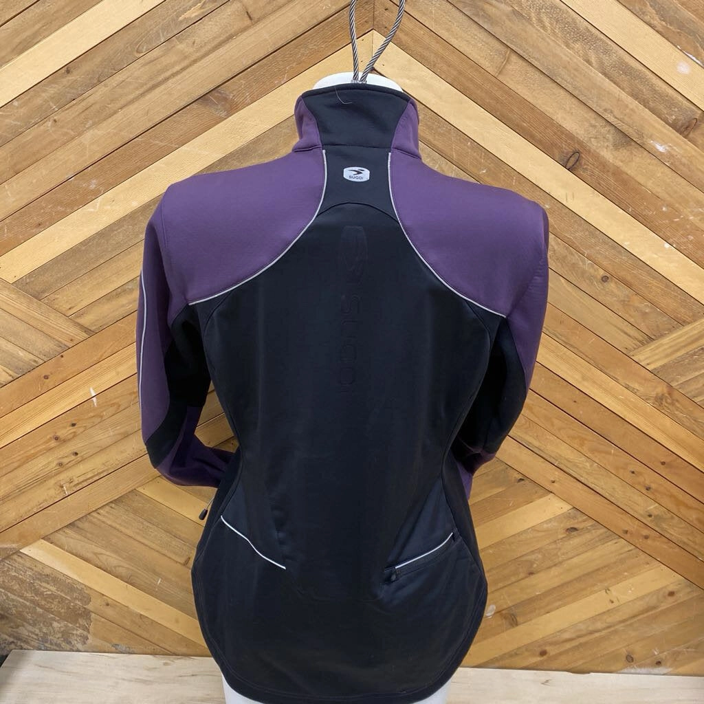 Sugoi - Women's Soft Shell Jacket - MSRP $210: Purple/Black-women-MD Winter Workwear Jackets