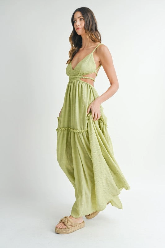 Summer Solstice Tiered Maxi Dress Outcast Clothing Wolfe Maxi Dress Baja