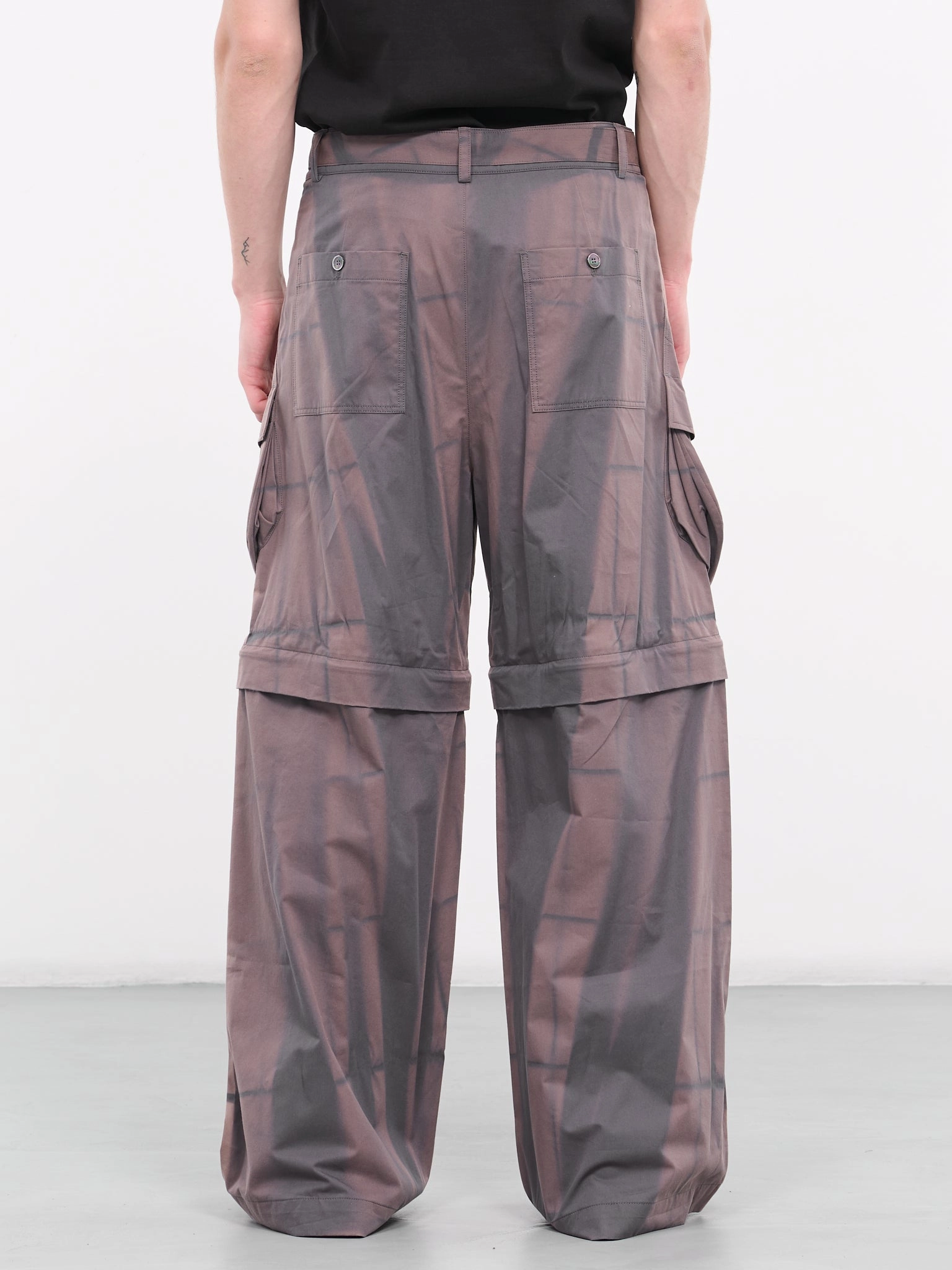Dickies Skate Cargo Pants Sun-Bleached Detachable Cargo Trousers (PA04-GREY)