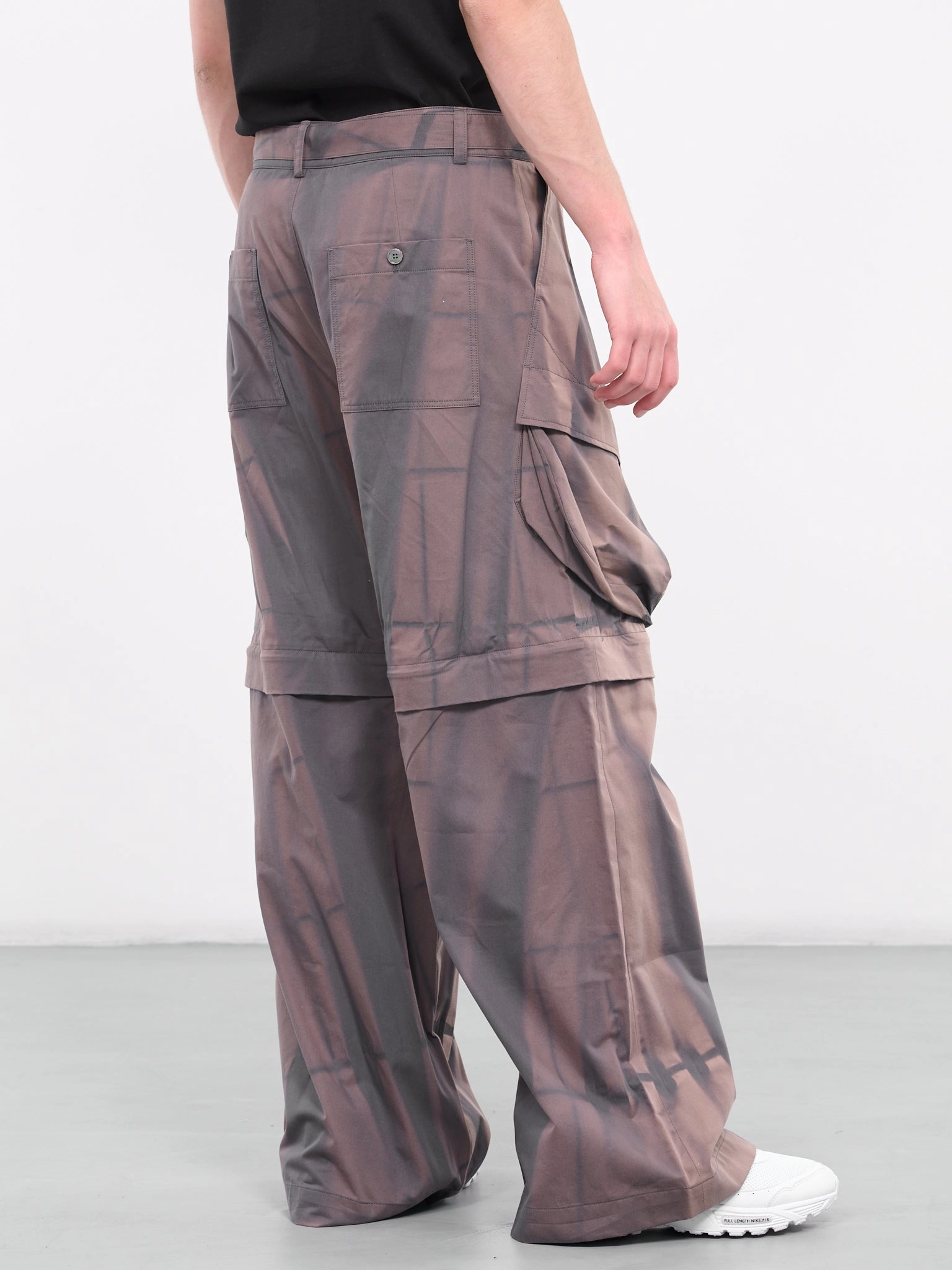 Sun-Bleached Detachable Cargo Trousers (PA04-GREY) Airwalk Cargo Pants