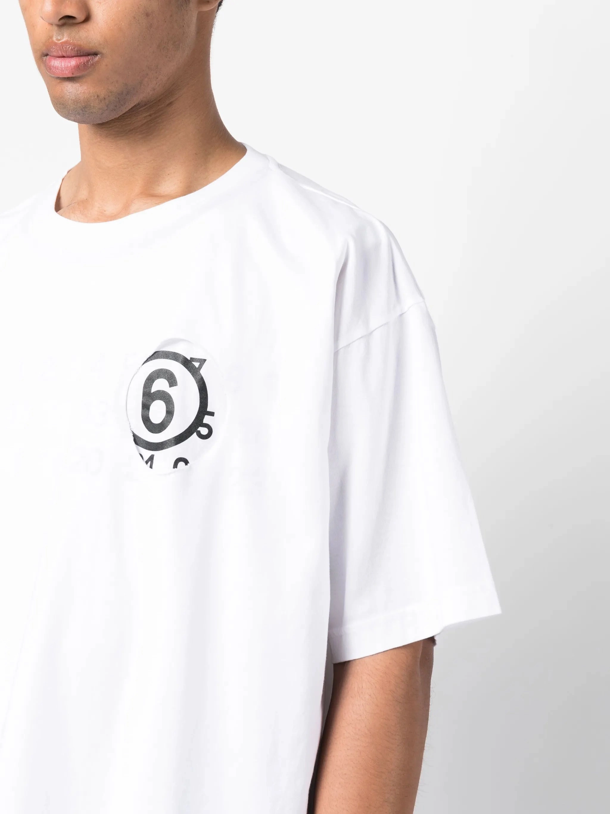 Nice Polo T Shirts chest logo-print T-shirt