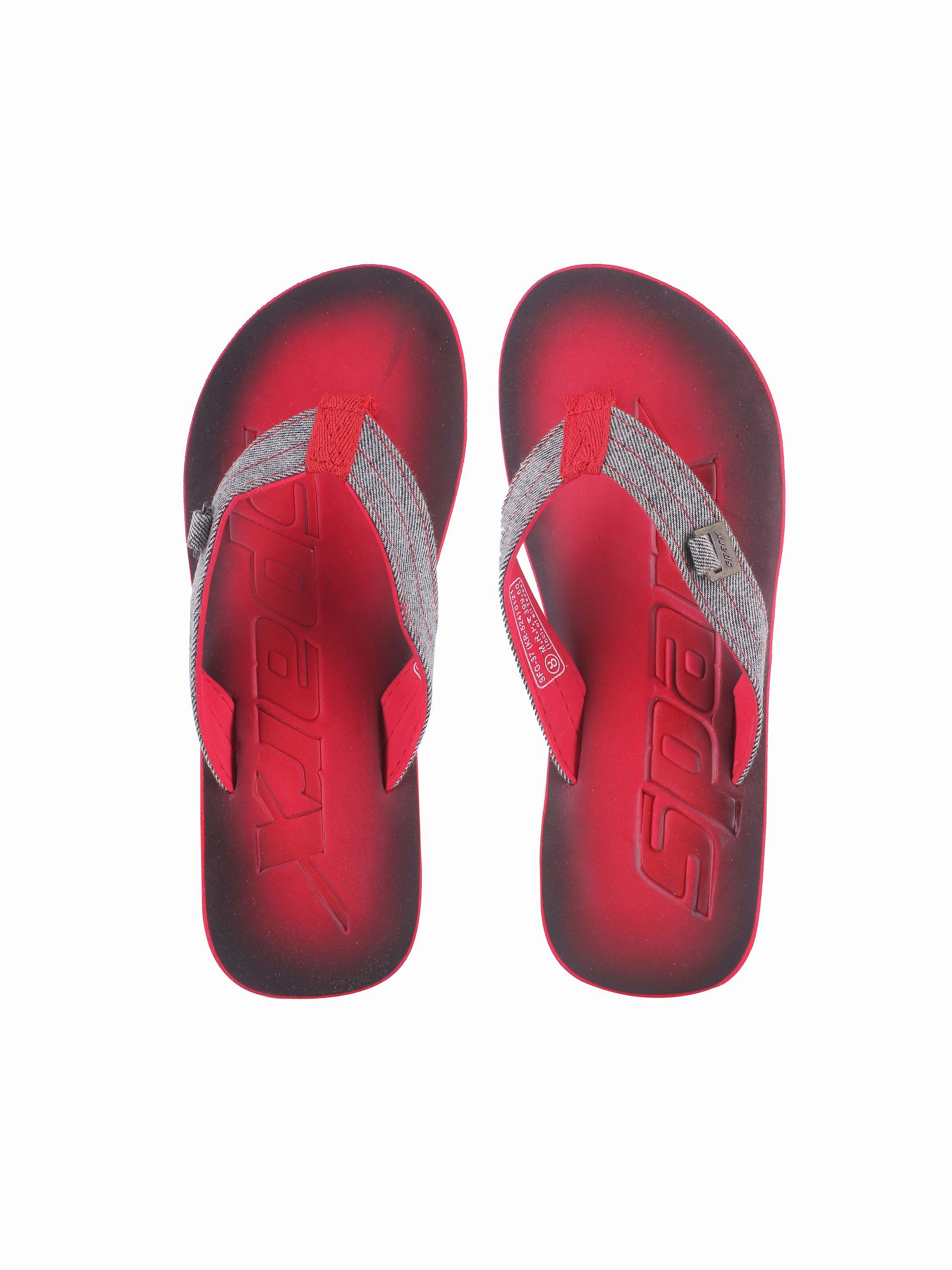 Relaxed Fit Memory Foam Flip Flops SPARX Flip flops for Gents SFG 37