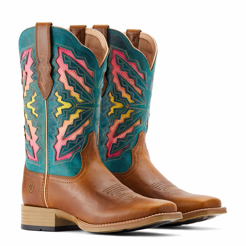 Gator Cowboy Boots Laney VentTEK 360 Western Boot-Toffee
