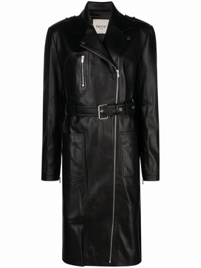 belted biker coat Spring Winter Coats