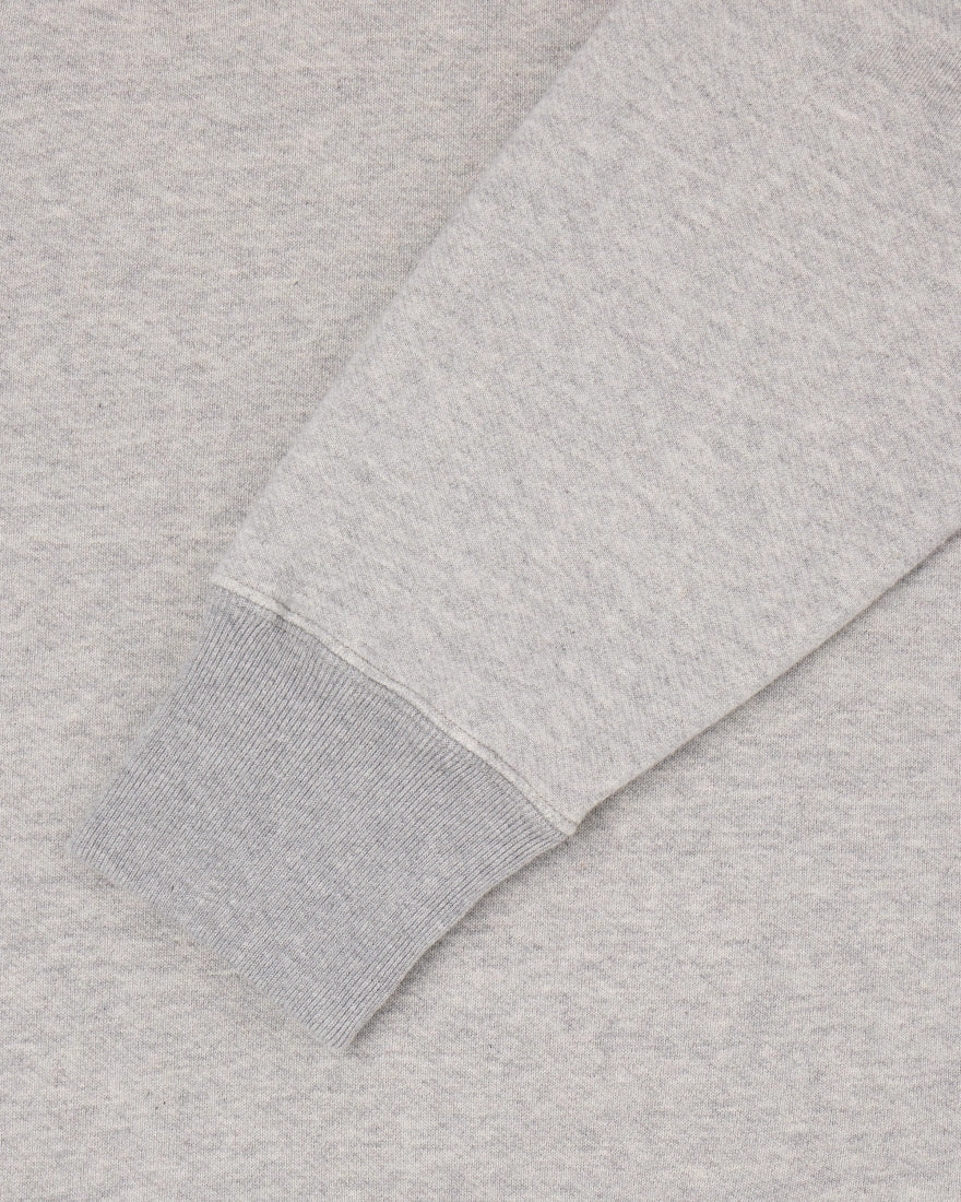 raglan sleeve hood - made in japan / edwin / grey Vintage Hockey Sweatshirts