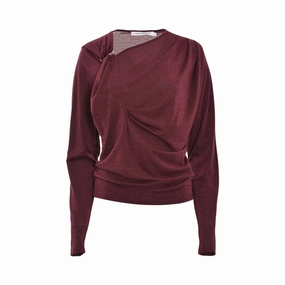 Granite Knitwear Salisbury North Carolina Simona Corsellini Women's Cherry Red Sweater