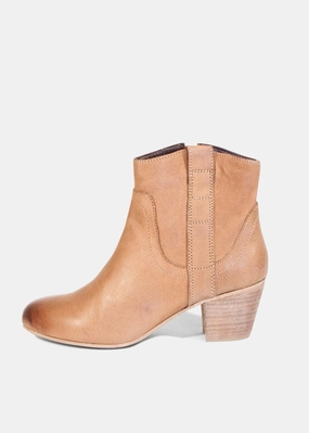 Texan Cowboy Booties Chelsea Boots Flat Heel