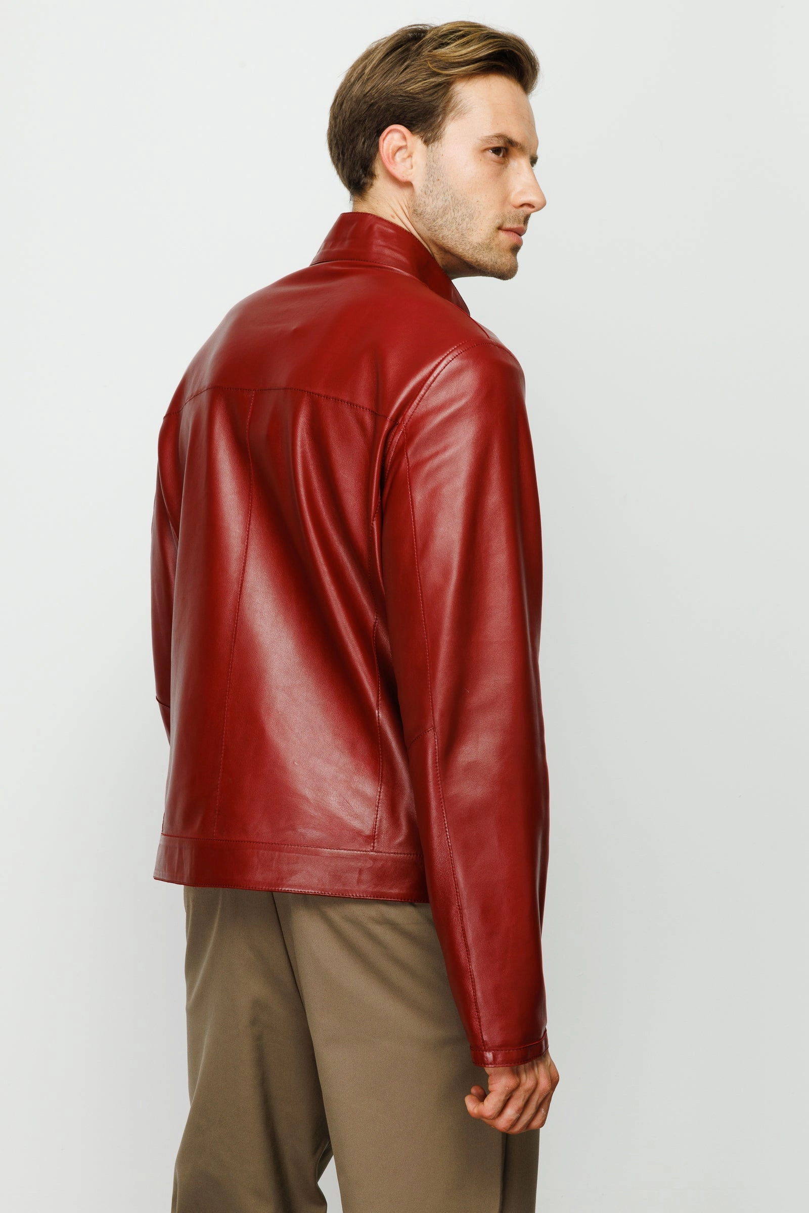 The Del Rio Burgundy Leather Men Jacket Winter Columbia Jackets