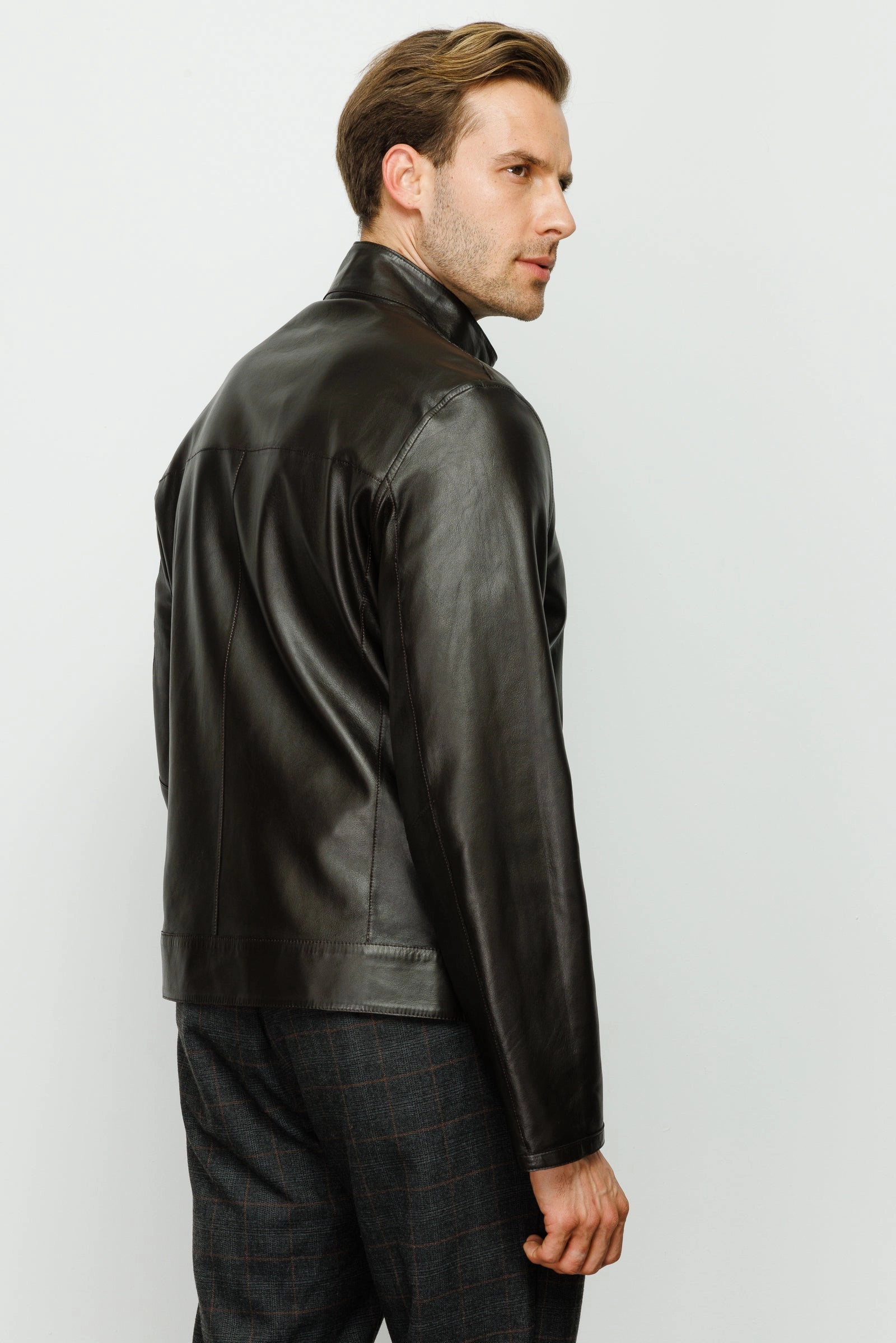 Zipper Jackets The Del Rio Leather Black Men Jacket
