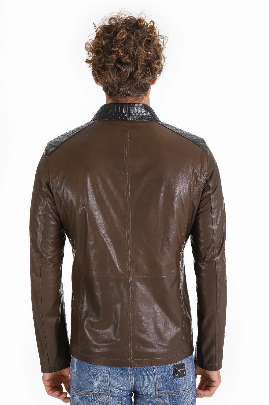 Leather Dress Jackets The Pitman Brown Leather Men Jacket