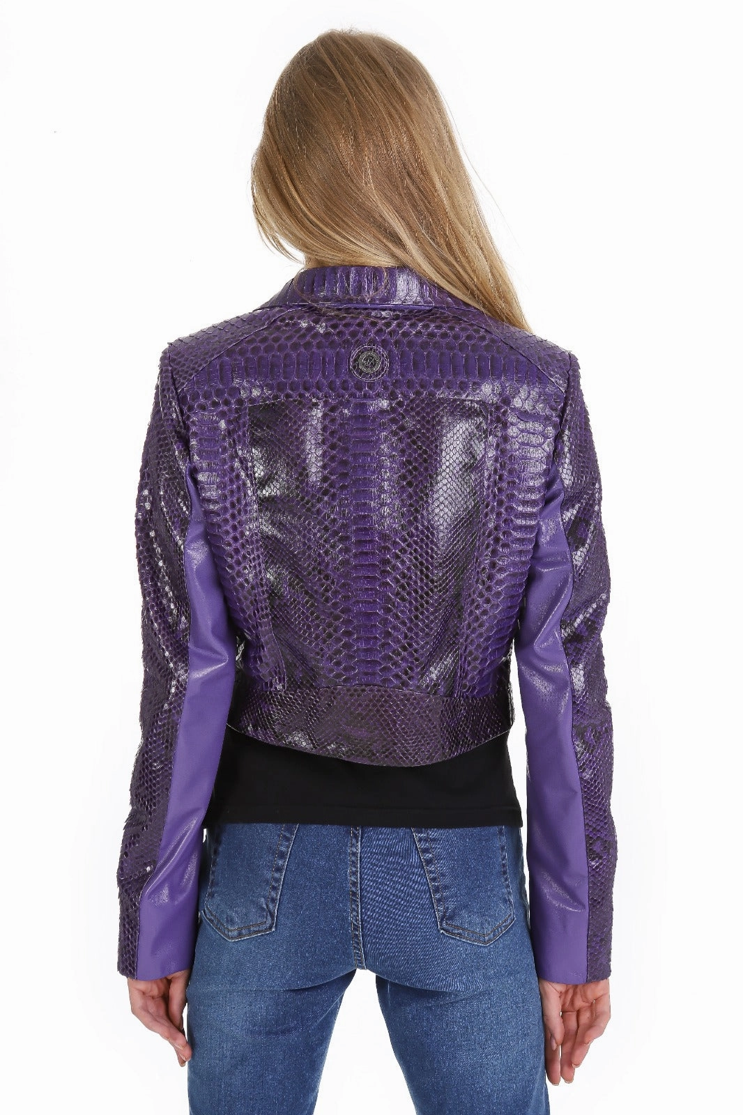 Unique Leather Jackets The Rubert Purple  Pyht Leather Women Jacket