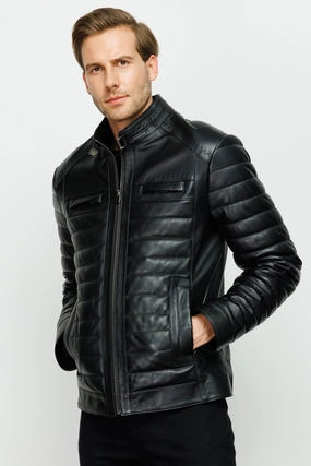 Stand For Hanging Jackets The Wilkerson Black Leather Men Jacket
