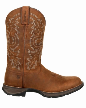Durango Mens 12" Waterproof Western Cowboy Boots Best Western Style Work Boots